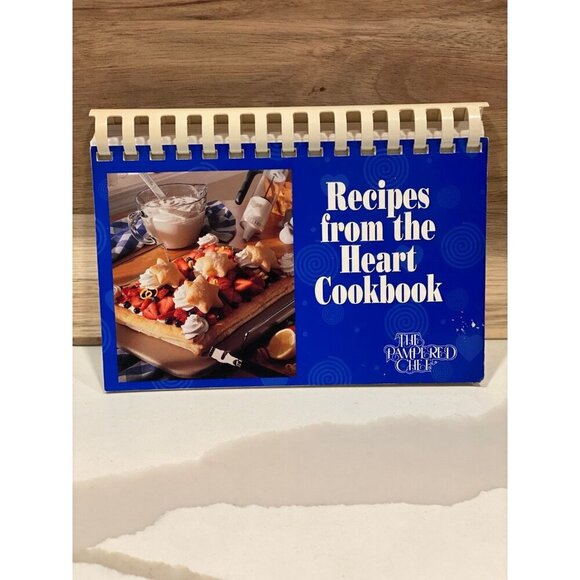 Pampered Chef Recipes from the Heart Cookbook 1997 | Vintage Spiral-Bound - Picture 1 of 4